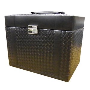合皮ジュエリーボックス/ジュエリーケース レギュラーブラック