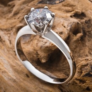 プラチナPt900  1.2ctダイヤリング 指輪 9号(鑑別書付き）