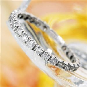 プラチナPt900  0.5ctダイヤリング 指輪エタニティリング 7号