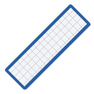 (まとめ) コクヨ マグネット見出し 19×75×1.2mm 青 マク-402B 1個 【×40セット】