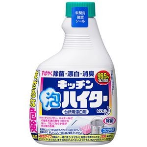 (まとめ) 花王 キッチン泡ハイター つけかえ用 400ml 1本 【×15セット】