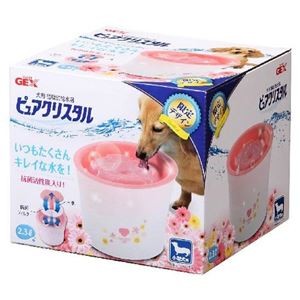 ジェックス ピュアクリスタル小型犬用ガーリー ピンク 【ペット用品】