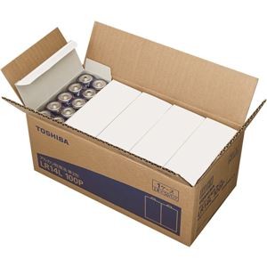 東芝(家電) アルカリ乾電池 単2形 LR14L 100P