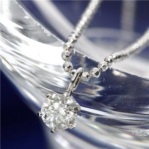 PT/0.15ctダイヤモンドプチネックレス