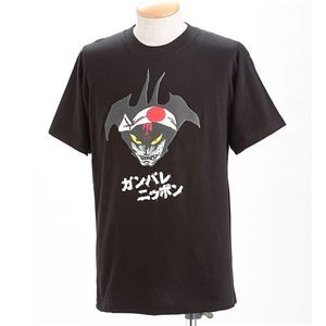 むかしむかし アニメコラボ!サッカーW杯日本代表応援Tシャツ 【10番 デビルマン】 ブラック L