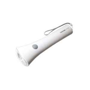 （まとめ）東芝 LED懐中電灯 KFL-1234（W）【×10セット】