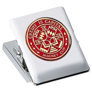 コクヨ マグネットクリップ 中口幅36mm 赤 クリ-64NR 1セット（10個）