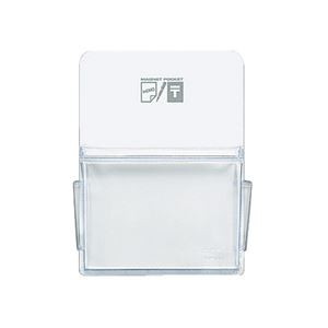 （まとめ）コクヨ マグネットポケット ハガキタテ165×120mm 白 マク-511NW 1セット（6個）【×2セット】