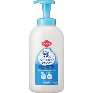 （まとめ）花王 ソフティ泡のヘッド＆ボディシャンプー 専用空ボトル 700ml 1本【×20セット】