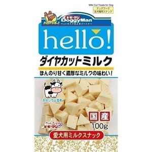 〔まとめ〕 ドッグフード ペットフード ドギーマン heLLo！ダイヤカットミルク 100g 12セット 日本製 ドックフード ペット用品【代引不可】