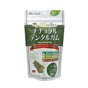 〔まとめ〕 ドッグフード ペットフード Happy DaysOlivePet ナチュラルデンタルガム S 20本入り 6セット ペット用品【代引不可】