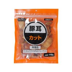 〔まとめ〕 ドッグフード ペットフード ペットプロ 豚耳カット 110g 5セット ドックフード ペット用品【代引不可】