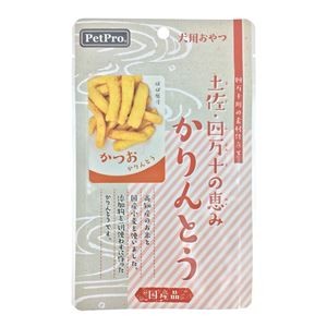 〔まとめ〕 ドッグフード ペットフード ペットプロ 土佐・四万十の恵み かりんとう かつお 40g 10セット ペット用品【代引不可】