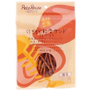 〔まとめ〕 ドッグフード ペットフード 素材メモ 砂ぎもで軟骨サンド もも肉入り 50g 20セット ドックフード ペット用品【代引不可】