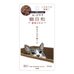 〔まとめ〕 キャットフード ペットフード 猫日和レトルト 鹿肉ジビエ 40g 60セット 日本製 猫用品 ペット用品【代引不可】