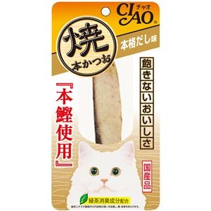 〔まとめ〕 キャットフード ペットフード CIAO 焼本かつお 本格だし味 1本 24セット 日本製 猫用品 ペット用品【代引不可】