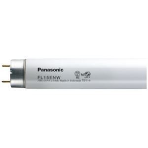 （まとめ）Panasonic 蛍光灯 15W直管 FL15ENWF2 昼白色 1本【×10セット】