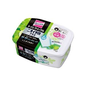 （まとめ） 花王 トイレクイックル ニオイ予防プラス シトラスミントの香り 本体 【×10セット】