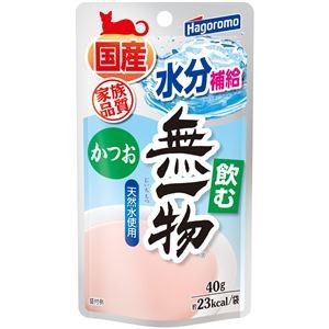 〔まとめ〕 キャットフード ペットフード 飲む 無一物 パウチ かつお 40g 24セット 日本製 猫用品 ペット用品【代引不可】