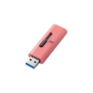 【5個セット】 エレコム USBメモリー/USB3.2（Gen1）対応/スライド式/64GB/レッド MF-SLU3064GRDX5