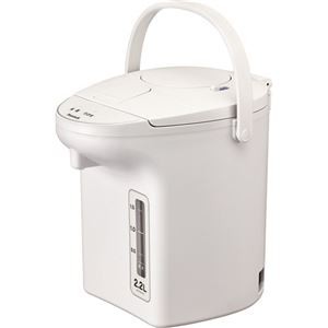 ピーコック 電気保温エアーポット 2.2L ホワイト WVP-22 W 1台