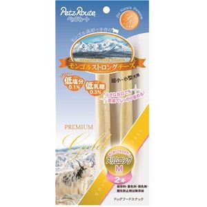 〔まとめ〕 ドッグフード ペットフード モンゴルストロングチーズ スリムロング M 2本 6セット PetzRoute ペット用品 犬用フード