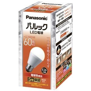 Panasonic LED電球60形 E26 下方向 電球色