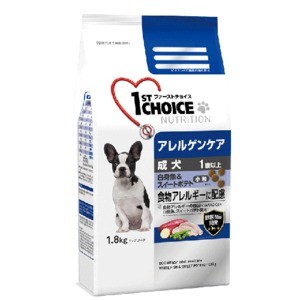 ドッグフード ペットフード アースFC アレルゲンケア 成犬 小粒 白身魚＆スイートポテト ( 1.8kg ）【代引不可】