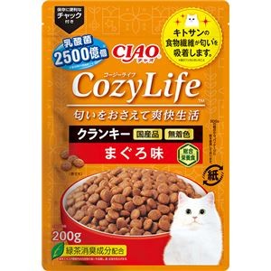 （まとめ） CIAO CozyLife クランキー まぐろ味 200g （ペットフード・猫用） 【×5セット】