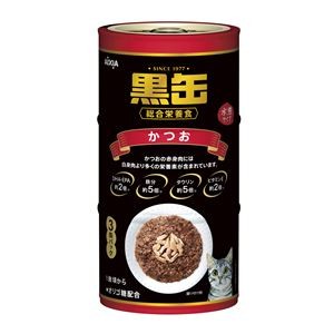 （まとめ） 黒缶3P かつお 480g （ペットフード・猫用） 【×5セット】