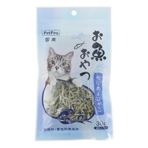 （まとめ） ペットプロ 猫用お魚おやつ ちりめんじゃこ 30g （ペットフード・猫用） 【×10セット】