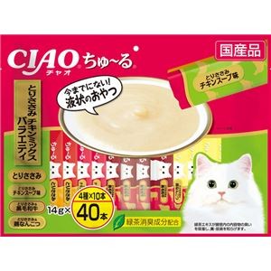 CIAO ちゅ～る とりささみ・チキンミックスバラエティ 14g×40本 （ペットフード・猫用）