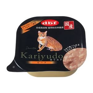 （まとめ） Kariyudo（カリユド） ビーフ 95g （ペットフード・猫用） 【×10セット】