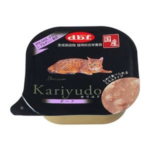 （まとめ） Kariyudo（カリユド） ポーク 95g （ペットフード・猫用） 【×10セット】