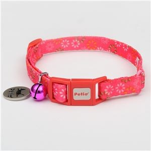 （まとめ）CAT COLLAR ハナハナカラー ピンク【×3セット】 (猫用品/首輪)