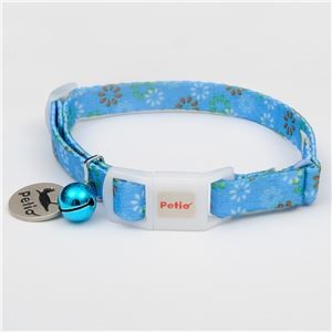 （まとめ）CAT COLLAR ハナハナカラー ブルー【×3セット】 (猫用品/首輪)