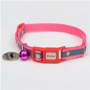 （まとめ）CAT COLLAR バトンフラワーカラー ピンク【×3セット】 (猫用品/首輪)