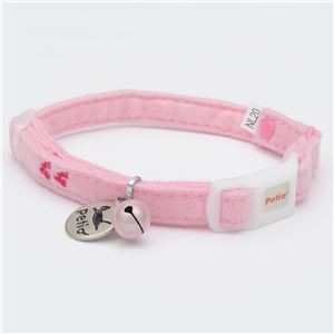 （まとめ）CAT COLLAR フットソフティカラー ピンク【×3セット】 (猫用品/首輪)