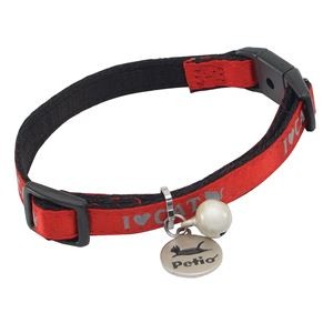 （まとめ）CAT COLLAR ラブキャットカラー レッド【×3セット】 (猫用品/首輪)