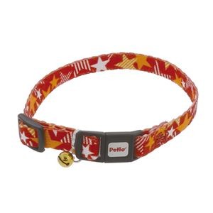 （まとめ）CAT COLLAR スターカラー レッド【×5セット】 (猫用品/首輪)