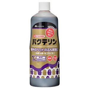 （まとめ）生きてる消臭剤 バクテリン屋外用原液 1L【×2セット】 (犬猫用品)