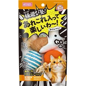 （まとめ） 極遊び塾！あれこれバラエティーパック 【×3セット】 （猫用玩具）