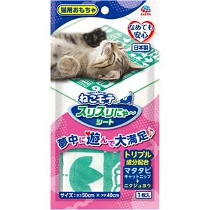 （まとめ）アース・ペット ねこモテ スリスリにゃ～シート （猫用玩具） 【×5セット】