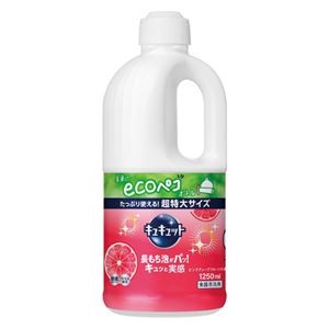 （まとめ） 花王 キュキュットグレープF詰替用1250ml 【×2セット】