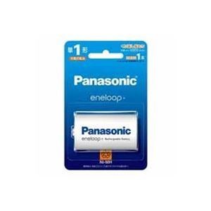 Panasonic エネループ充電式電池単1形 1本 BK-1MCD/1