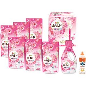 P&G ボールド液体洗剤ギフトセット ボールドジェル華やかプレミアム(640g)、詰替用(400g)、除菌ジョイコンパクト(170ml) V4062524