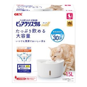 ピュアクリスタル ウェル 1.5L 猫用 ホワイト