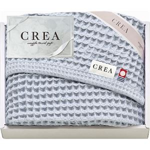 CREA×今治ワッフルソフト バスタオル ブルー 57×120cm B1115637