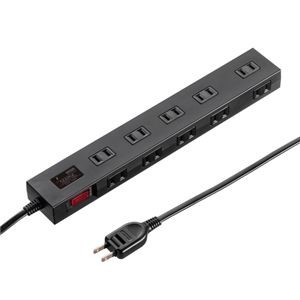 サンワサプライ 雷ガードタップ ブラック 3m TAP-SP2110N-3BK