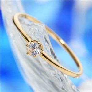 K18ブルームーンストーンリング 指輪 7号